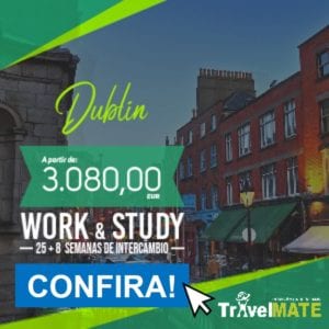 Banner Promoção de intercâmbio na Irlanda - 8 meses, Travel Mate