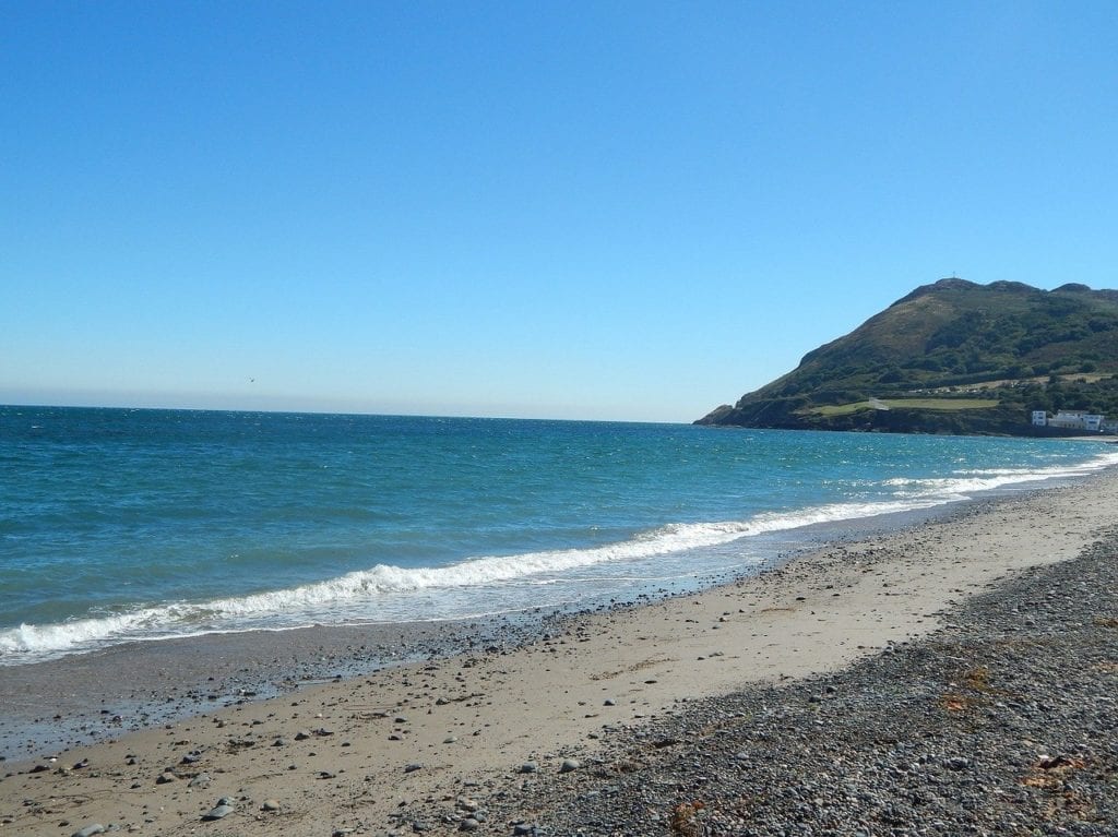 Vista da praia de Bray, Irlanda - Foto Pixabay
