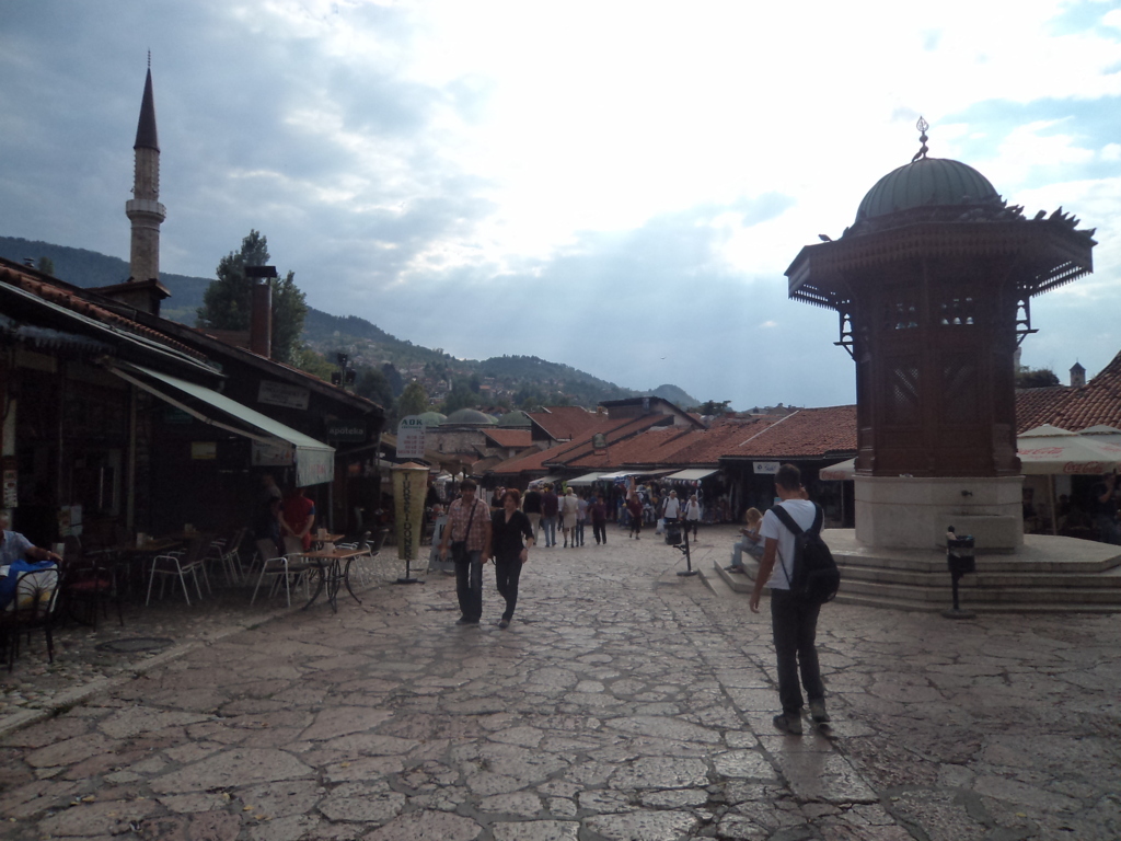 Bascarsija, o Centro Histórico de Sarajevo