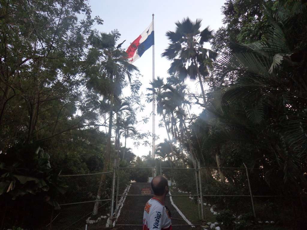 Bandeira Panamenha em Cerro Ancon - Panamá