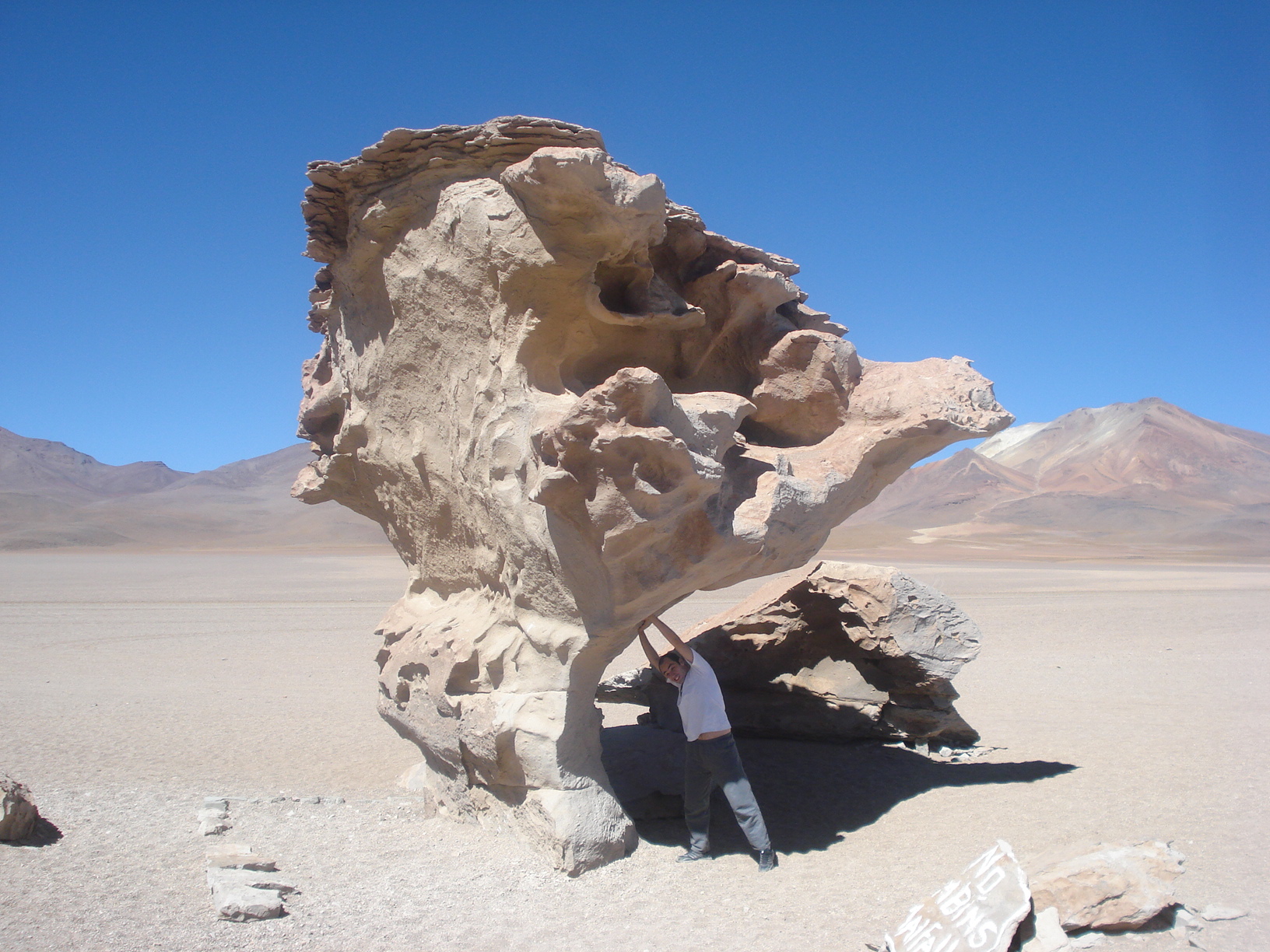 Arbol de Piedra na Reserva Nacional de Fauna Andina Eduardo Avaroa, Bolívia