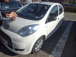 Carrinho que me acompanhou até o castelo de Bran, Romênia