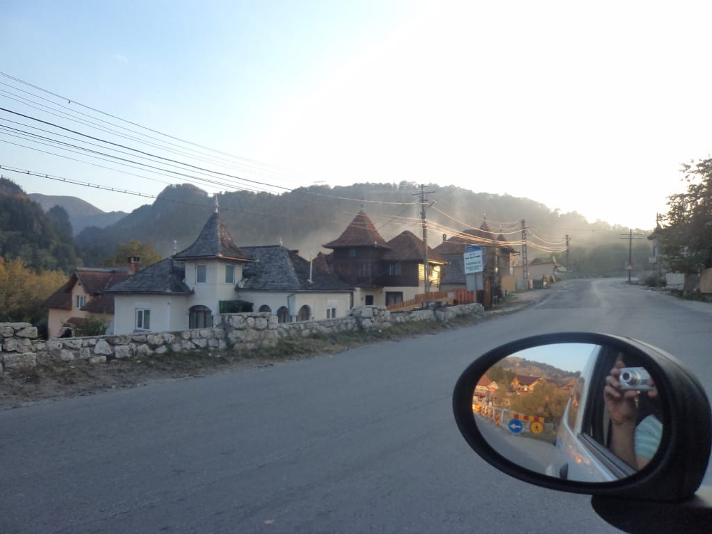 Paisagem nas estradas da Romênia 1
