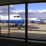 Aviãozinho que me levou até Myrtle Beach, a partir do Dulles International Airport (IAD)