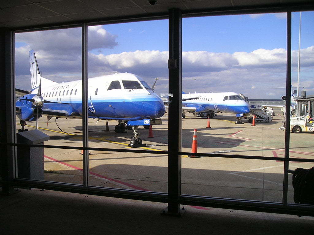Aviãozinho que me levou até Myrtle Beach, a partir do Dulles International Airport (IAD)