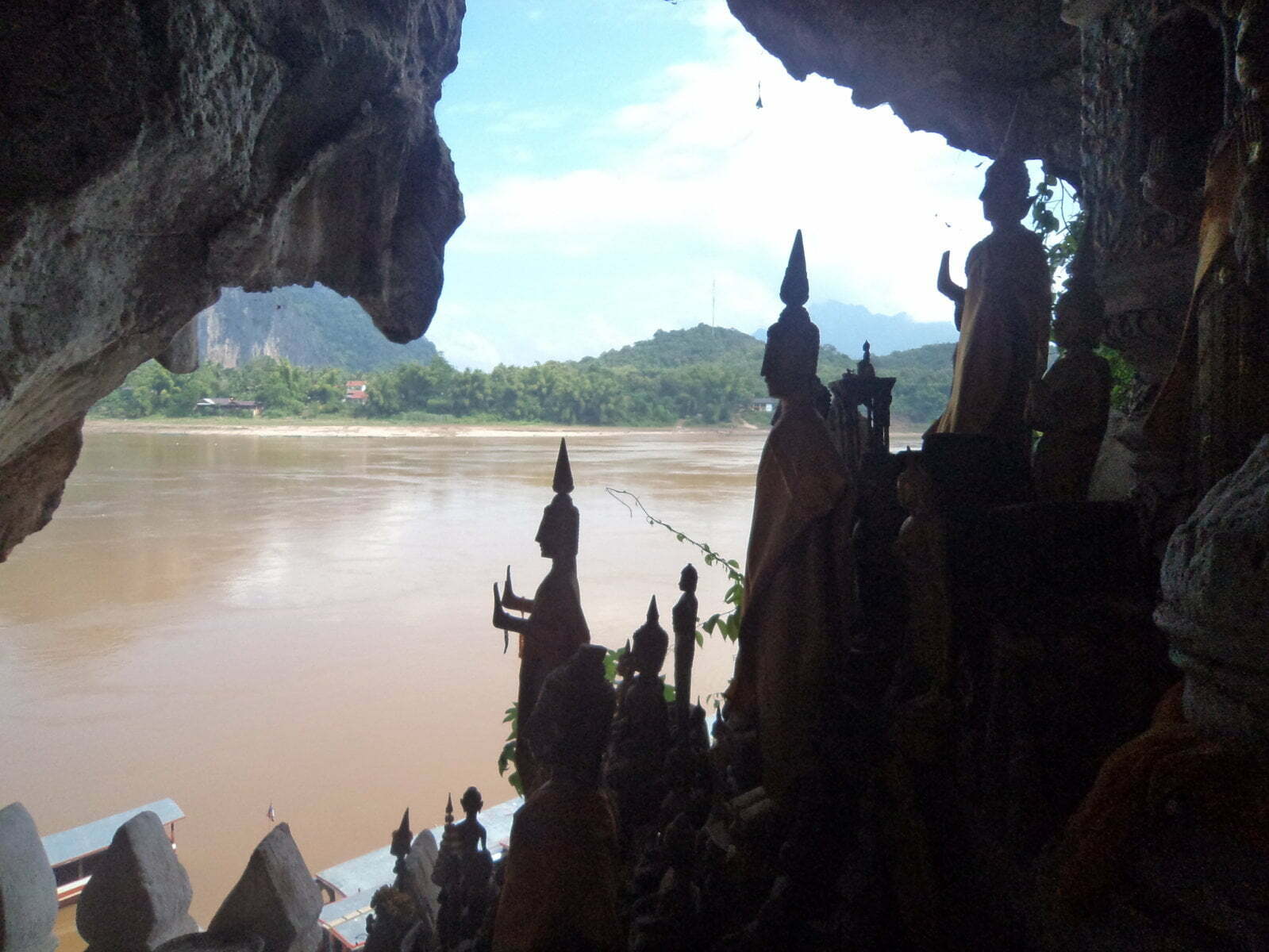 Pack Ou Cave e rio Mekong - Luang Prabang, Laos