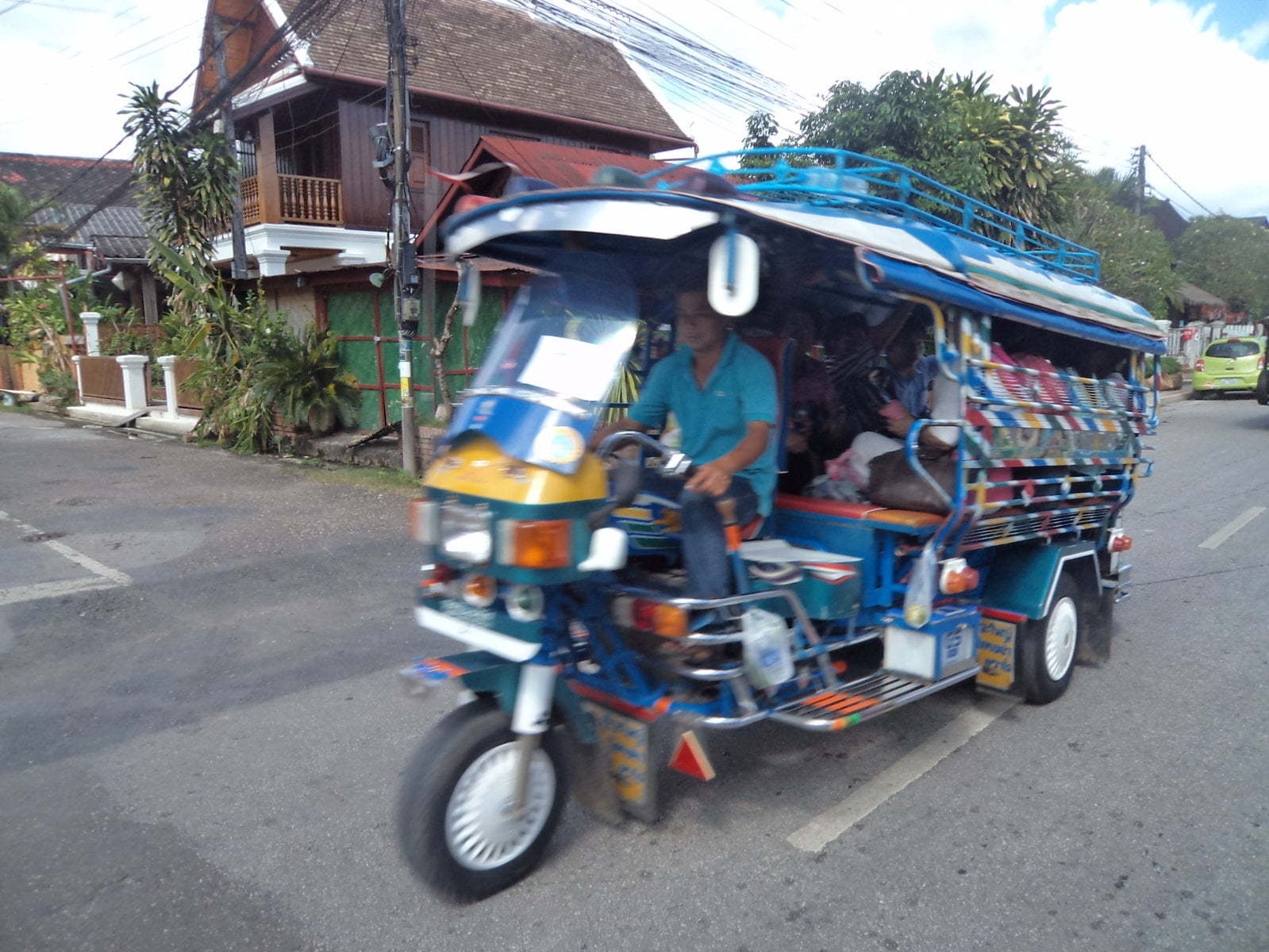 Transporte público coletivo em Luang Prabang, Laos