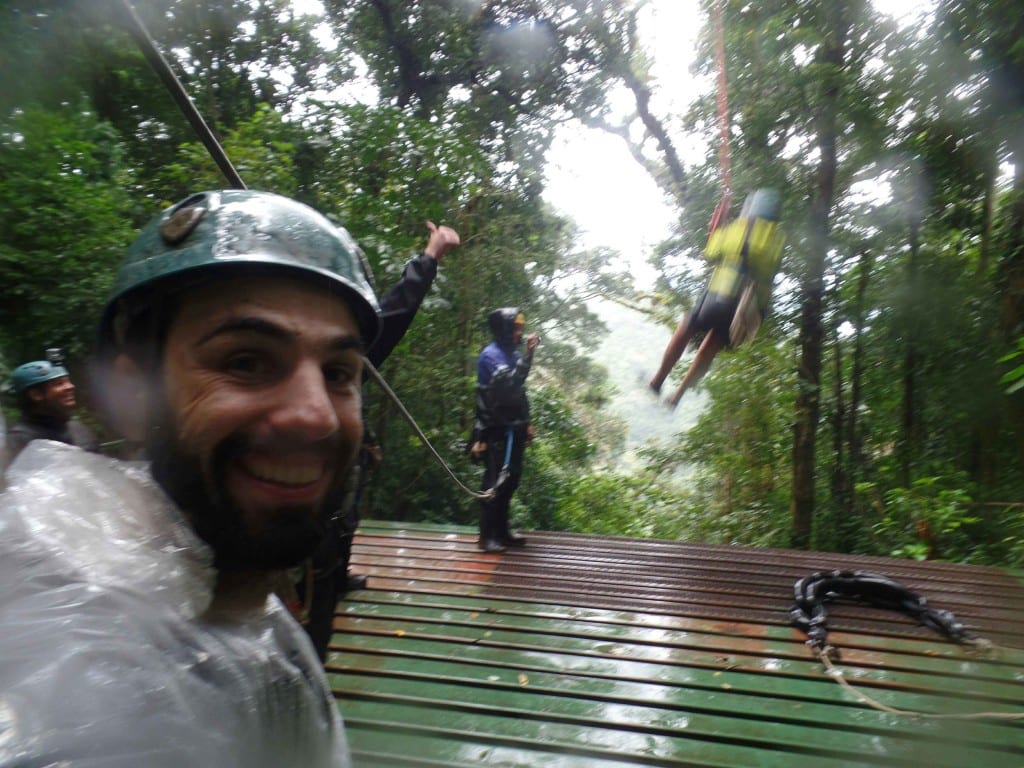 Tarzan swing: Arborismo radical em Monteverde, Costa Rica