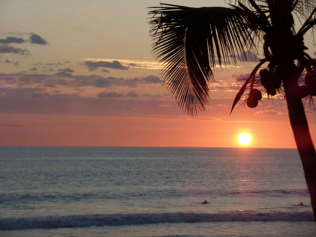 Por do sol em Playa Hermosa - Jacó, Costa Rica
