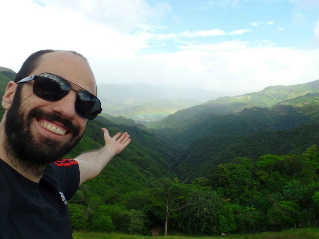 Arco-iris na estrada de Monteverde-Quepos, Costa Rica