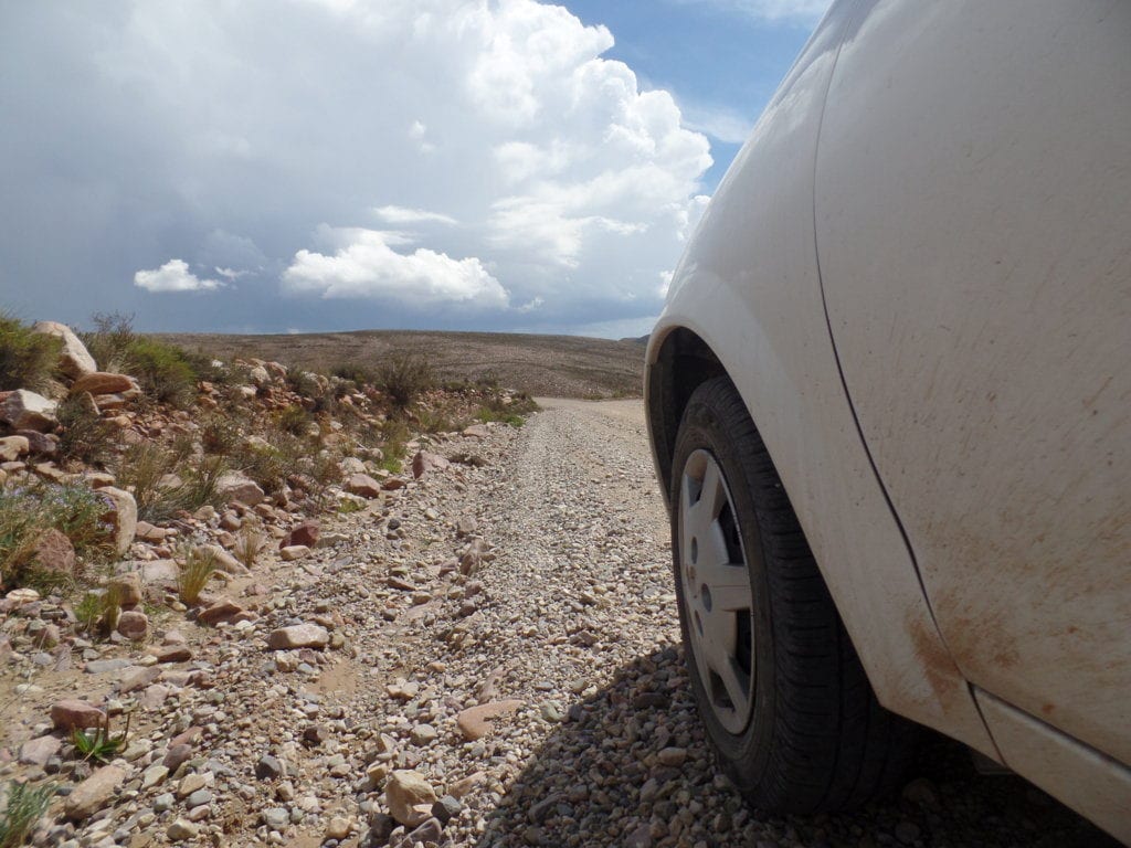 Estrada de rípia no Norte Argentino, região de Salta